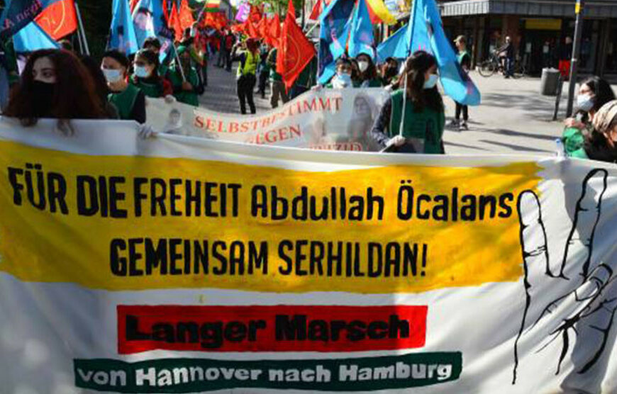 Organisatoren des „Langen Marsches” bei ÇIRA FOKUS